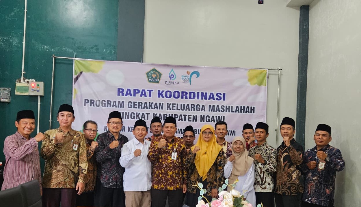 Sinergi Kemenag Ngawi, BAZNAS, dan LKKNU Wujudkan Gerakan Keluarga Maslahah demi Kesuksesan Asta Protas